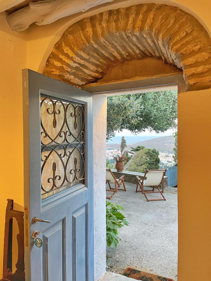 Lámira The Walnut Tree - Cycladic Getaway With Sea Views By Explore Andros מראה חיצוני תמונה