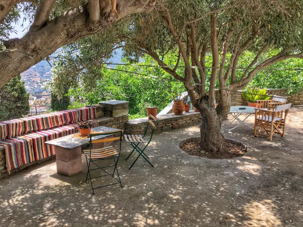 Lámira The Walnut Tree - Cycladic Getaway With Sea Views By Explore Andros מראה חיצוני תמונה